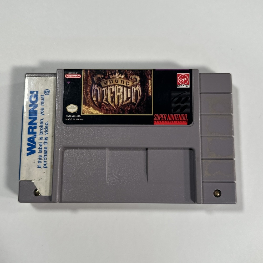 Young Merlin - Super Nintendo SNES Loose Cartridge Only Tested and Working Game